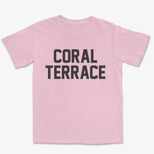 Coral Terrace Florida Classic Block Premium Heavyweight T-shirt