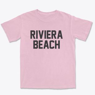 Riviera Beach Maryland Classic Block Premium Heavyweight T-shirt