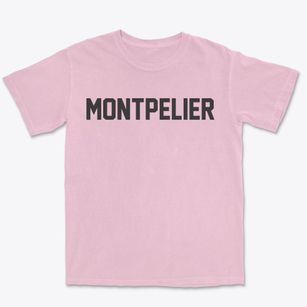 Montpelier Vermont Classic Block Premium Heavyweight T-shirt