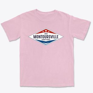 Montoursville Pennsylvania Diamond Star Premium Heavyweight T-shirt