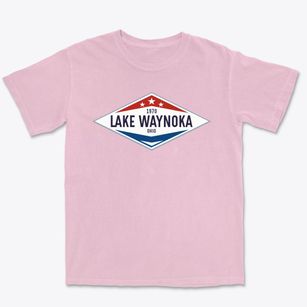 Lake Waynoka Ohio Diamond Star Premium Heavyweight T-shirt