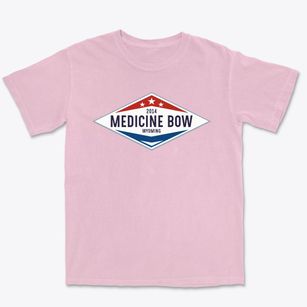 Medicine Bow Wyoming Diamond Star Premium Heavyweight T-shirt