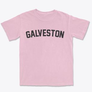 Galveston Texas Classic Curve Premium Heavyweight T-shirt
