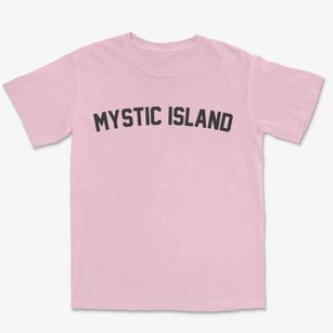 Mystic Island New Jersey Classic Curve Premium Heavyweight T-shirt