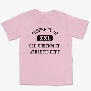 Old Greenwich Connecticut Athletic Dept Premium Heavyweight T-shirt