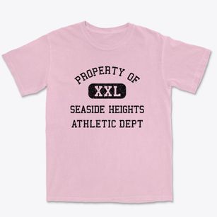 Seaside Heights New Jersey Athletic Dept Premium Heavyweight T-shirt