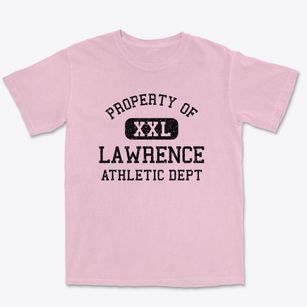 Lawrence Kansas Athletic Dept Premium Heavyweight T-shirt