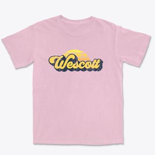 Wescott Wisconsin Sublime Sunset Premium Heavyweight T-shirt