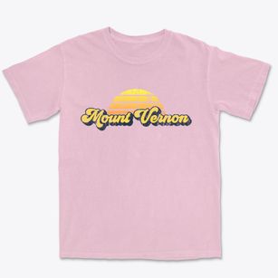 Mount Vernon Maine Sublime Sunset Premium Heavyweight T-shirt