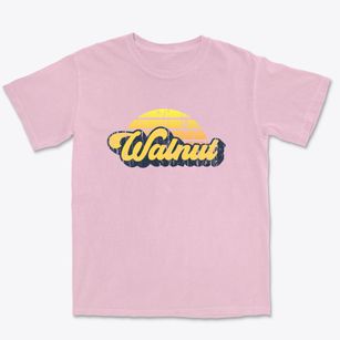 Walnut California Sublime Sunset Premium Heavyweight T-shirt