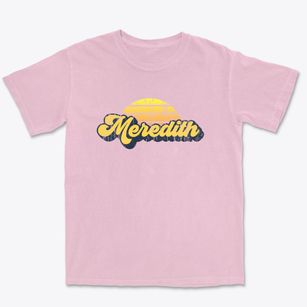 Meredith New York Sublime Sunset Premium Heavyweight T-shirt