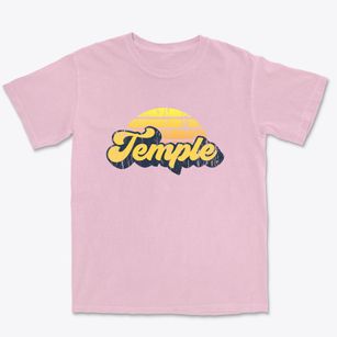 Temple New Hampshire Sublime Sunset Premium Heavyweight T-shirt