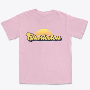 Charleston New York Sublime Sunset Premium Heavyweight T-shirt