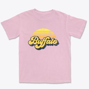 Buffalo Iowa Sublime Sunset Premium Heavyweight T-shirt