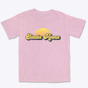 Santa Anna Texas Sublime Sunset Premium Heavyweight T-shirt