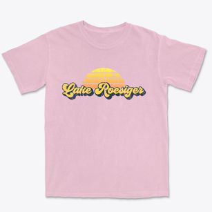 Lake Roesiger Washington Sublime Sunset Premium Heavyweight T-shirt