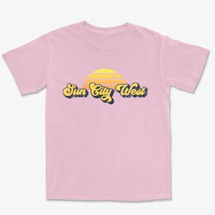 Sun City West Arizona Sublime Sunset Premium Heavyweight T-shirt