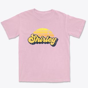 Shirley Indiana Sublime Sunset Premium Heavyweight T-shirt
