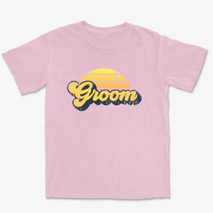 Groom Texas Sublime Sunset Premium Heavyweight T-shirt