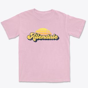 Allendale Illinois Sublime Sunset Premium Heavyweight T-shirt