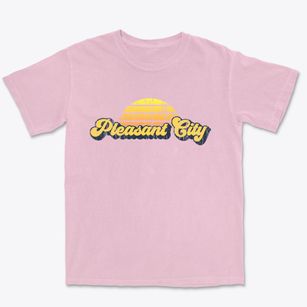 Pleasant City Ohio Sublime Sunset Premium Heavyweight T-shirt