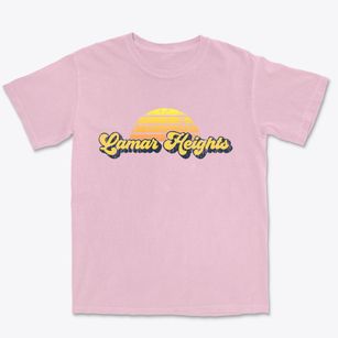 Lamar Heights Missouri Sublime Sunset Premium Heavyweight T-shirt
