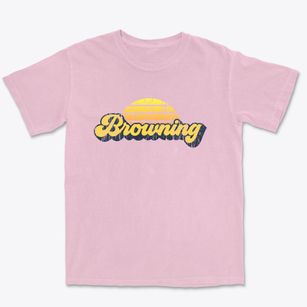 Browning Illinois Sublime Sunset Premium Heavyweight T-shirt