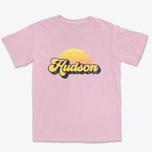 Hudson Wisconsin Sublime Sunset Premium Heavyweight T-shirt