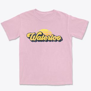 Waterloo New York Sublime Sunset Premium Heavyweight T-shirt