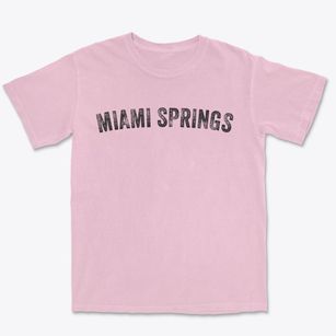 Miami Springs Florida Timeless Retro Premium Heavyweight T-shirt