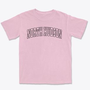 North Hudson Wisconsin Trendy Block Premium Heavyweight T-shirt