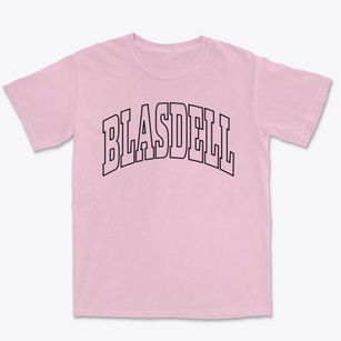 Blasdell New York Trendy Block Premium Heavyweight T-shirt