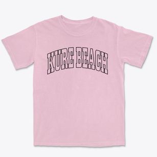 Kure Beach North Carolina Trendy Block Premium Heavyweight T-shirt