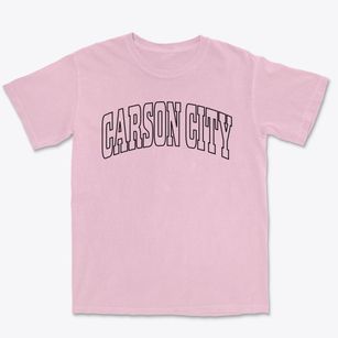 Carson City Michigan Trendy Block Premium Heavyweight T-shirt