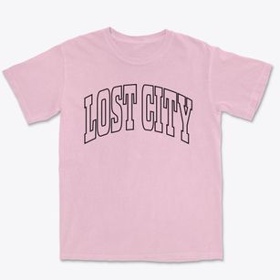 Lost City Oklahoma Trendy Block Premium Heavyweight T-shirt