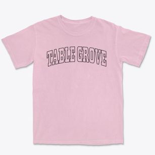 Table Grove Illinois Trendy Block Premium Heavyweight T-shirt