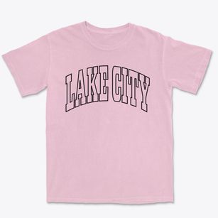 Lake City California Trendy Block Premium Heavyweight T-shirt