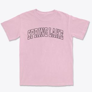 Spring Lake North Carolina Trendy Block Premium Heavyweight T-shirt