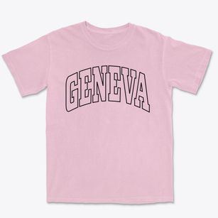 Geneva New York Trendy Block Premium Heavyweight T-shirt