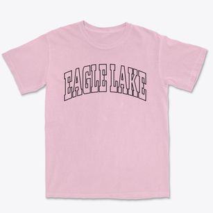 Eagle Lake Pennsylvania Trendy Block Premium Heavyweight T-shirt