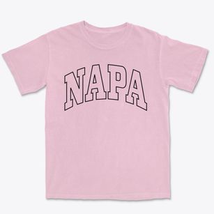 Napa California Trendy Block Premium Heavyweight T-shirt