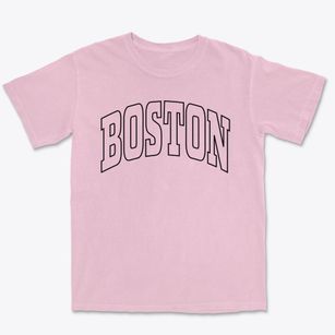 Boston New York Trendy Block Premium Heavyweight T-shirt