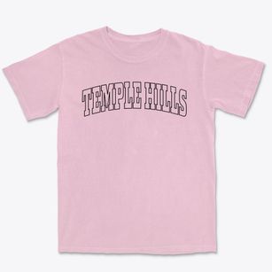 Temple Hills Maryland Trendy Block Premium Heavyweight T-shirt