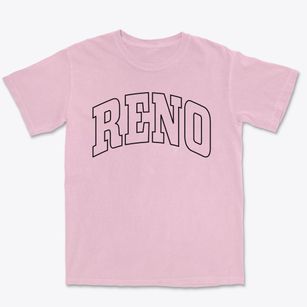 Reno Nevada Trendy Block Premium Heavyweight T-shirt