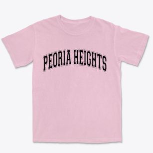 Peoria Heights Illinois Varsity Premium Heavyweight T-shirt