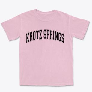 Krotz Springs Louisiana Varsity Premium Heavyweight T-shirt
