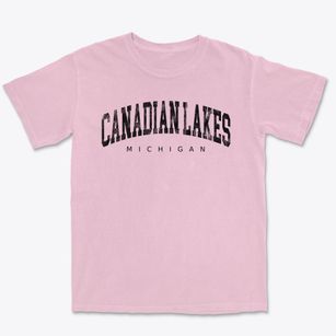 Canadian Lakes Michigan Urban Vibe Premium Heavyweight T-shirt