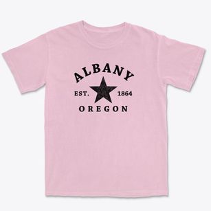 Albany Oregon Star Premium Heavyweight T-shirt
