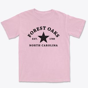 Forest Oaks North Carolina Star Premium Heavyweight T-shirt