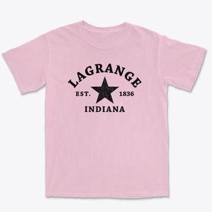 Lagrange Indiana Star Premium Heavyweight T-shirt